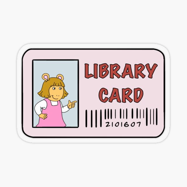 Item preview, DW Library Card designed and sold by halz-sticker.