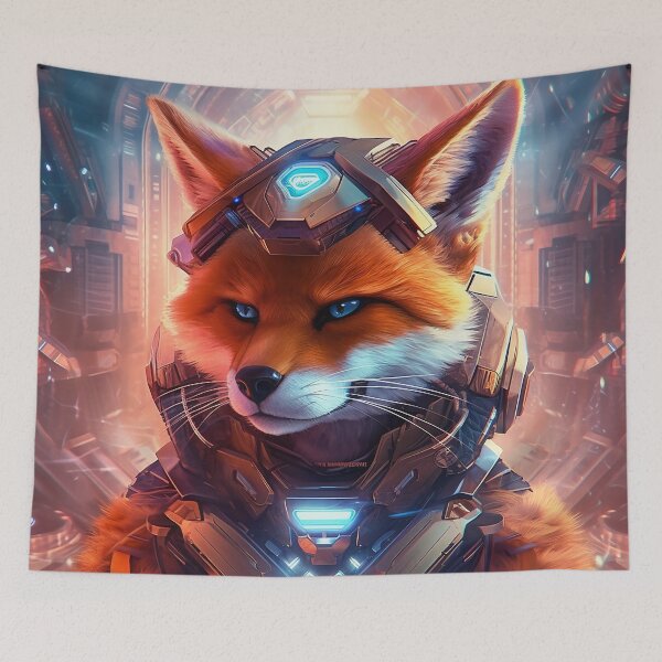 Item preview, Futuristic Fox  designed and sold by WarmBreeze1.