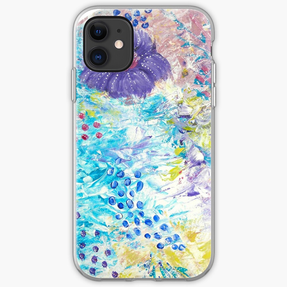 Download Round Abstract Acrylic Painting Iphone Case Cover By Yellowgallery Redbubble PSD Mockup Templates