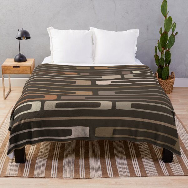 Item preview, Mid Century Retro Flat Rocks Tierra Tonos 2 designed and sold by thepixelgarden.