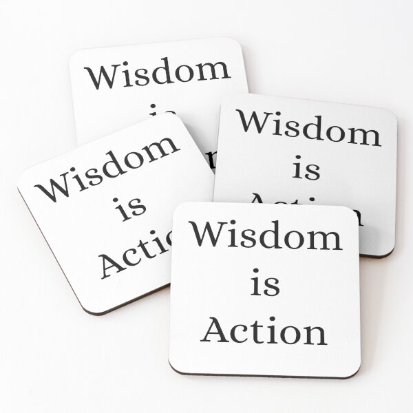 Item preview, Wisdom is Action designed and sold by KATKattalestv.