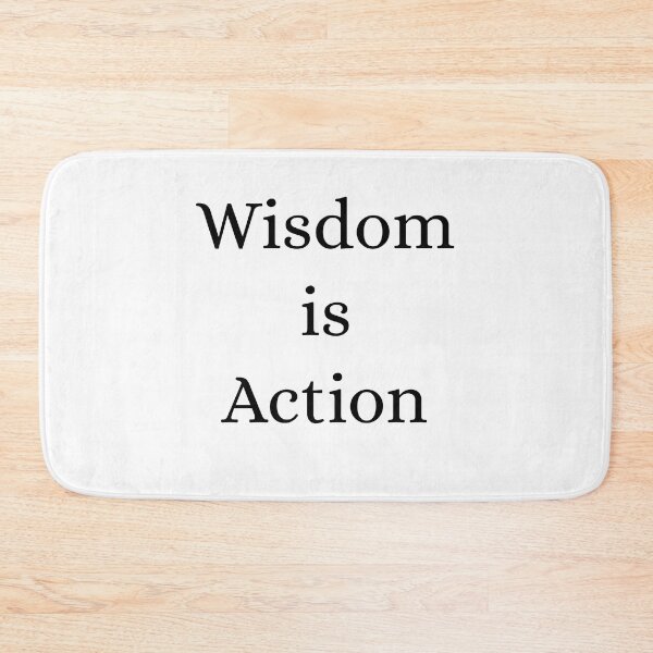 Item preview, Wisdom is Action designed and sold by KATKattalestv.