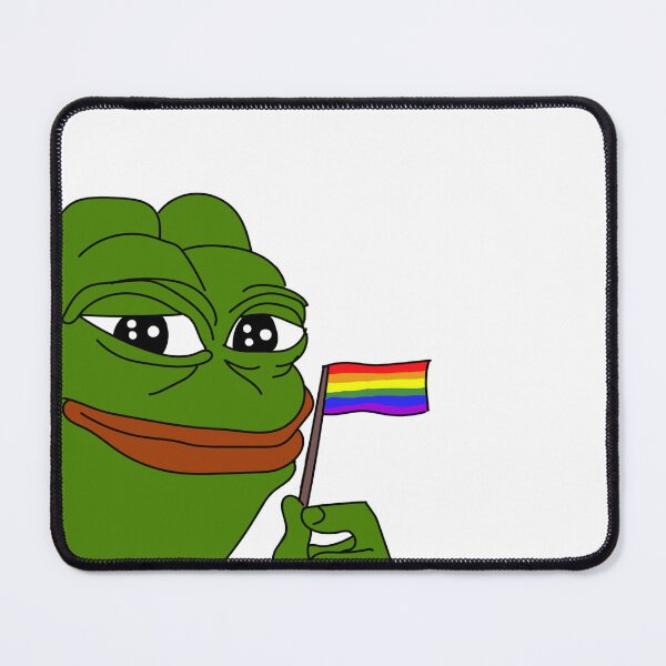 Item preview, Pepe the Frog Celebrates Pride - LGBT Flag Celebrates on pride month designed and sold by alex sinno.