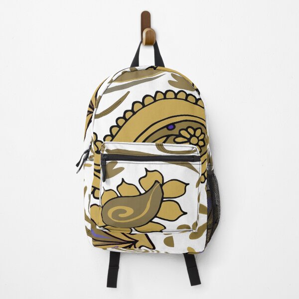 Item preview, Paisley Splash (Gold and White) designed and sold by ClubCreativeArt.