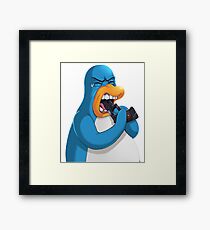 Penguin club Framed Print