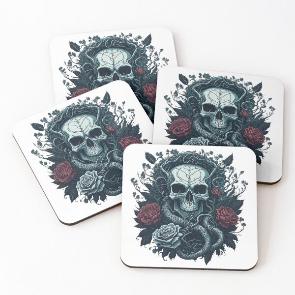 Item preview, Skull and Roses designed and sold by RaidarPro.