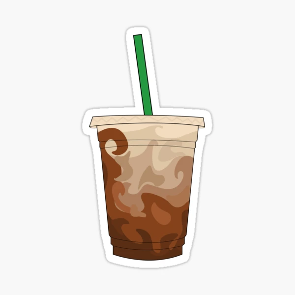 Office, 25 Starbucks Coffee Stickers Hot Iced Coffee Frappe Logo