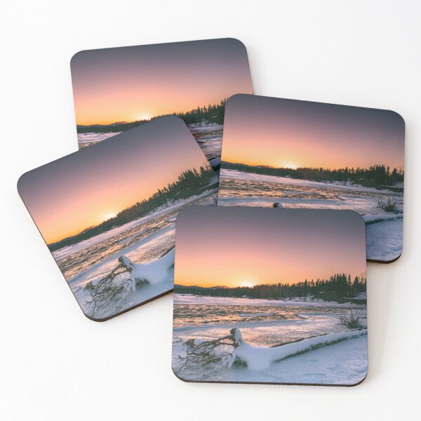Item preview, Winter River Sunset designed and sold by CatstarImages.