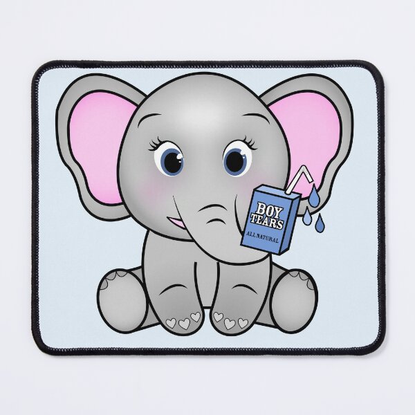 Item preview, Elephant with Boy Tears Juice designed and sold by Andrea Long.