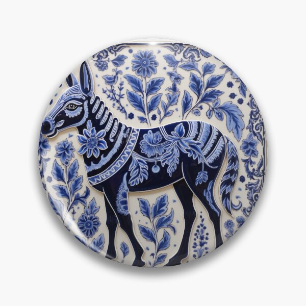 Item preview, Blue Otomi Donkey designed and sold by leslieuresti.