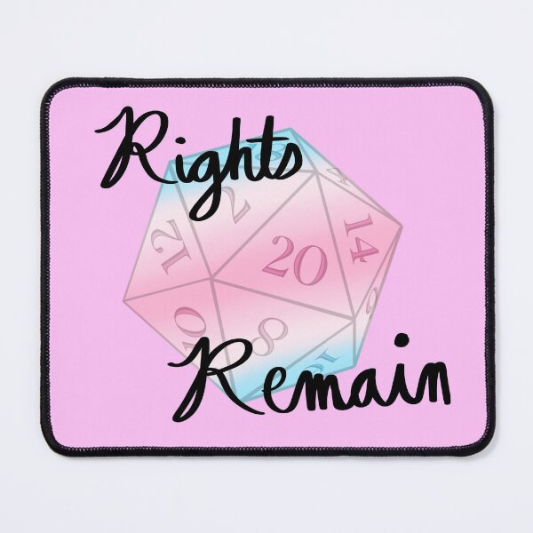 Item preview, Rights Remain Nat 20 - Transfemme designed and sold by ScatterArtfully.