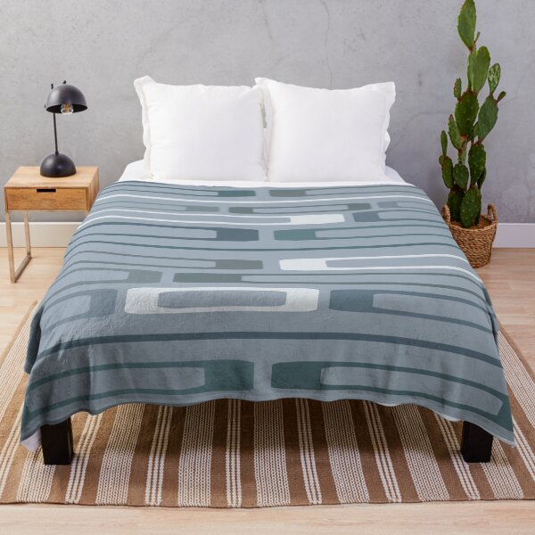 Item preview, Mid Century Retro Flat Rocks Slate designed and sold by thepixelgarden.