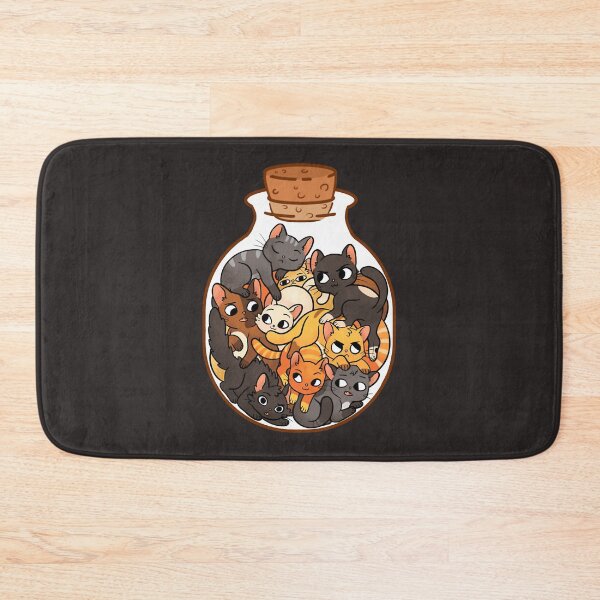 Item preview, Bottle of Cats Zipped designed and sold by dinolight.