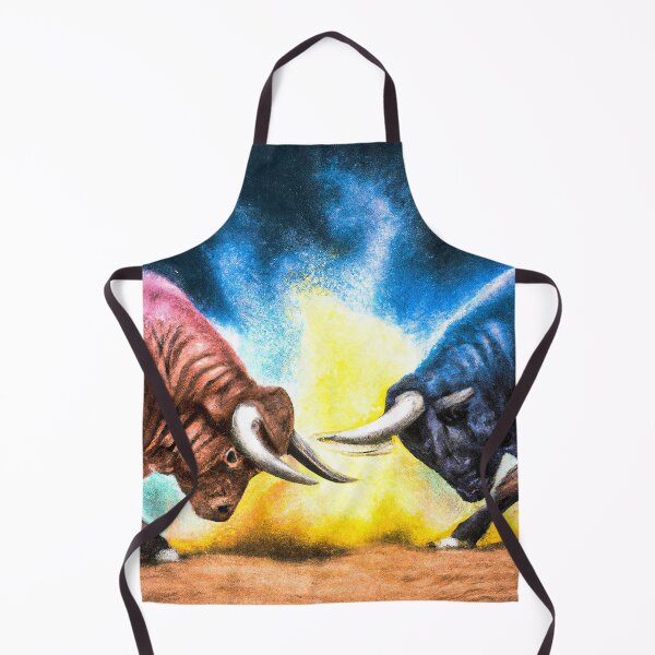 Item preview, 2 Bulls Fighting designed and sold by Kathysartroom.