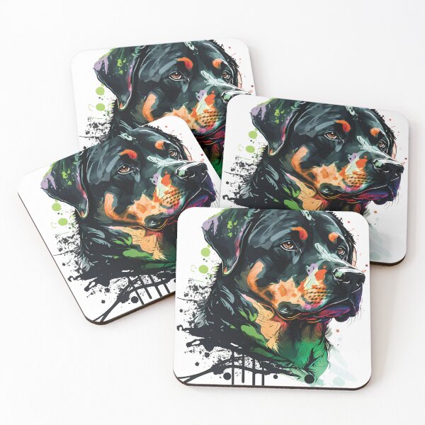 Item preview, Rottweiler Dog, Strong, Loyal, and Excellent Family Dog designed and sold by MVDigitalArt.