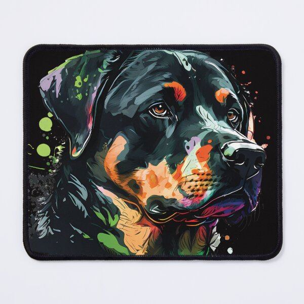 Item preview, Rottweiler Dog, Strong, Loyal, and Excellent Family Dog designed and sold by MVDigitalArt.