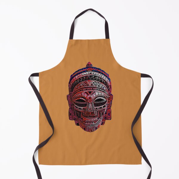 Item preview, Vibrant Crimson Aztec Mask designed and sold by Pickmash.