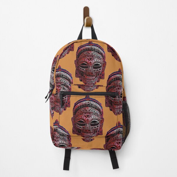 Item preview, Vibrant Crimson Aztec Mask designed and sold by Pickmash.