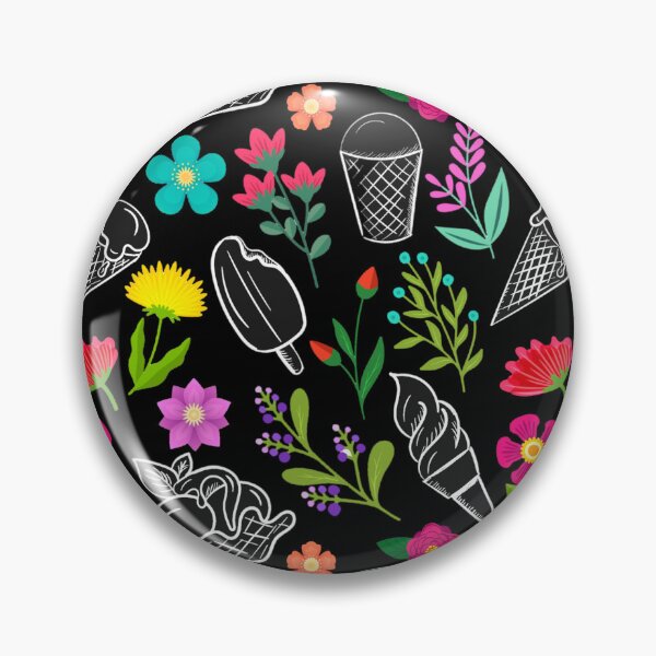 Item preview, Summer flowers and icecream pattern  designed and sold by KCAbdelnour.
