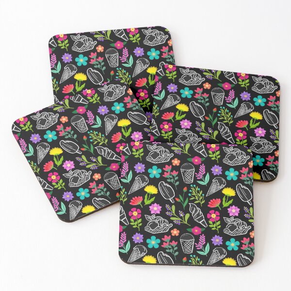 Item preview, Summer flowers and icecream pattern  designed and sold by KCAbdelnour.