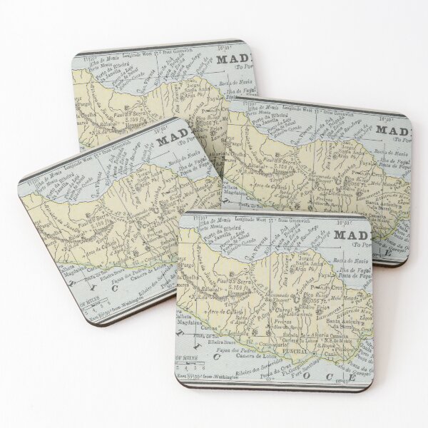 Item preview, Vintage Map of Madeira Island (1901) designed and sold by BravuraMedia.