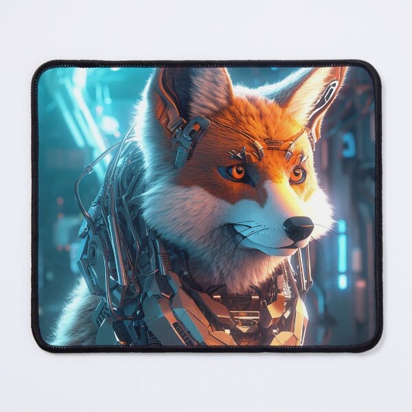 Item preview, Futuristic fox designed and sold by WarmBreeze1.