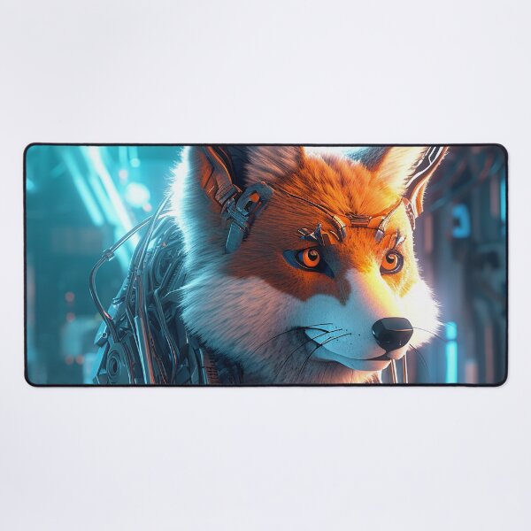 Item preview, Futuristic fox designed and sold by WarmBreeze1.