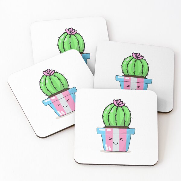 Item preview, Trans Pride Cactus Plant designed and sold by TheTransStyle.