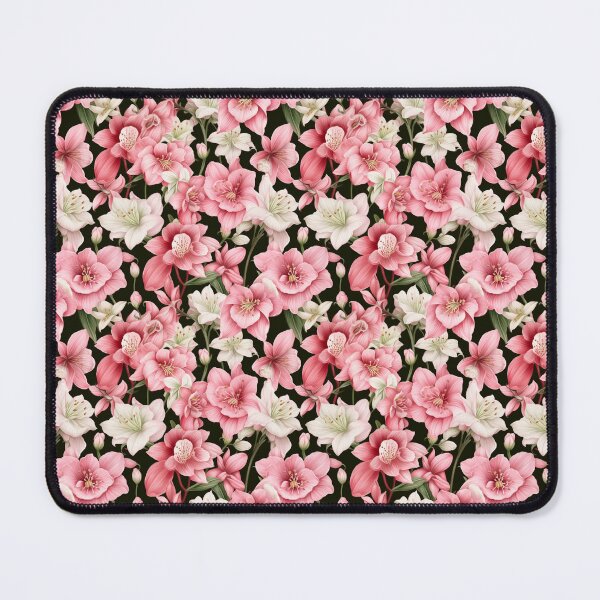 Item preview, Pink floral pattern designed and sold by florallover444.