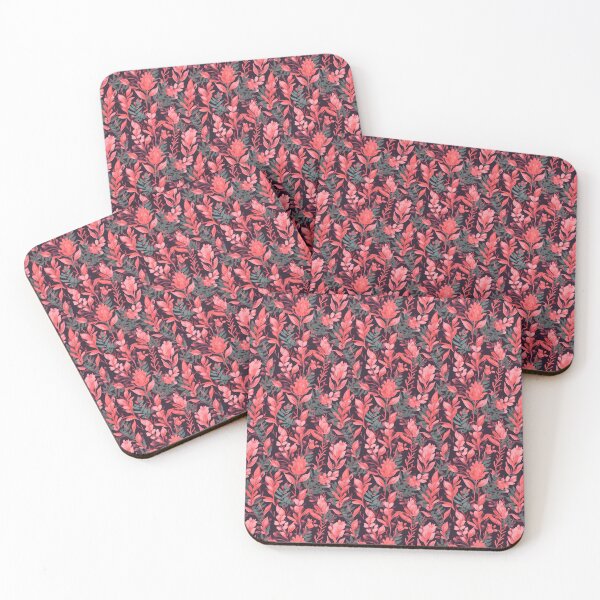 Item preview, Pink floral pattern  designed and sold by florallover444.