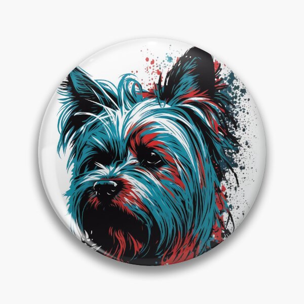 Item preview, Yorkshire Terriers, Energetic Dogs designed and sold by MVDigitalArt.