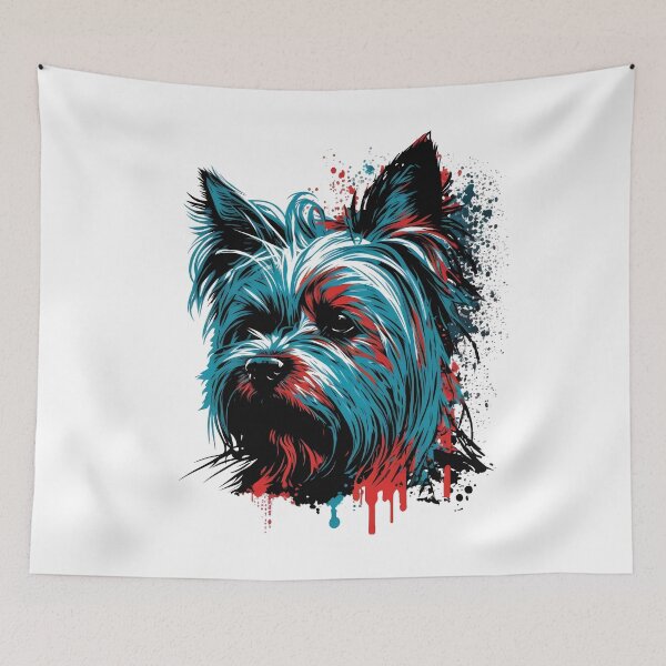 Item preview, Yorkshire Terriers, Energetic Dogs designed and sold by MVDigitalArt.