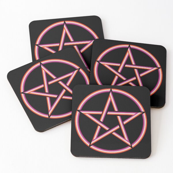 Item preview, Lesbian Colors Pentagram designed and sold by TheirChoice.