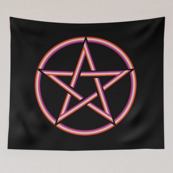 Item preview, Lesbian Colors Pentagram designed and sold by TheirChoice.