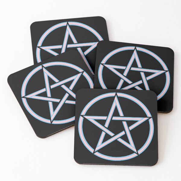 Item preview, Pentagrama de colores transgénero designed and sold by TheirChoice.
