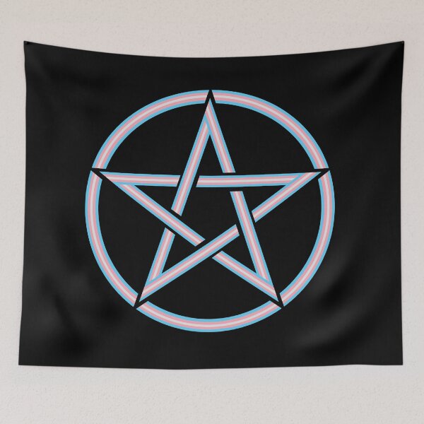 Item preview, Transgender Colors Pentagram designed and sold by TheirChoice.