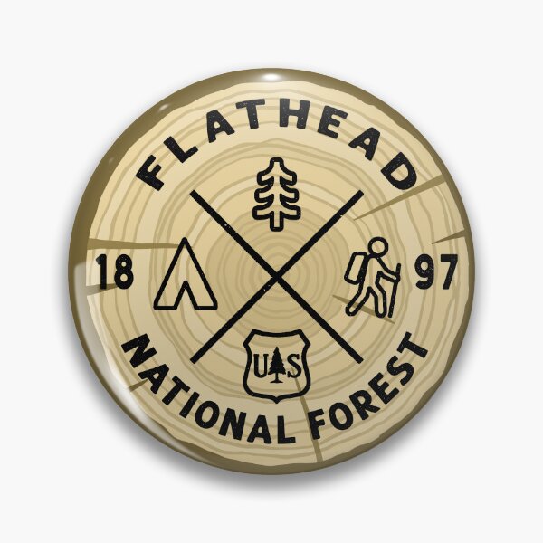 Item preview, Flathead National Forest Log Slice designed and sold by VanyaKar.