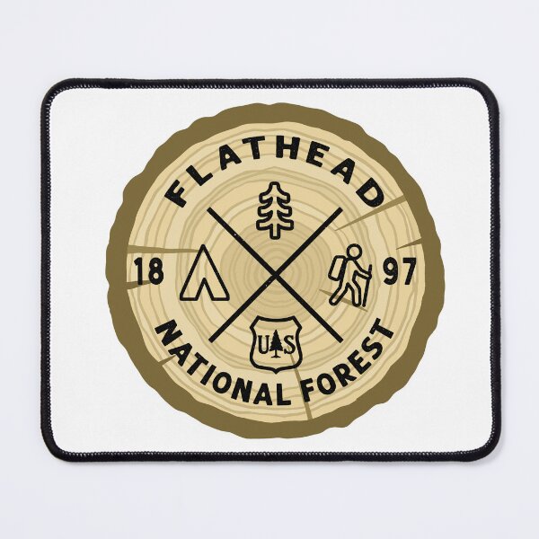 Item preview, Flathead National Forest Log Slice designed and sold by VanyaKar.