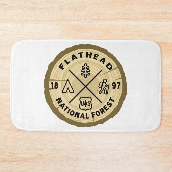 Item preview, Flathead National Forest Log Slice designed and sold by VanyaKar.