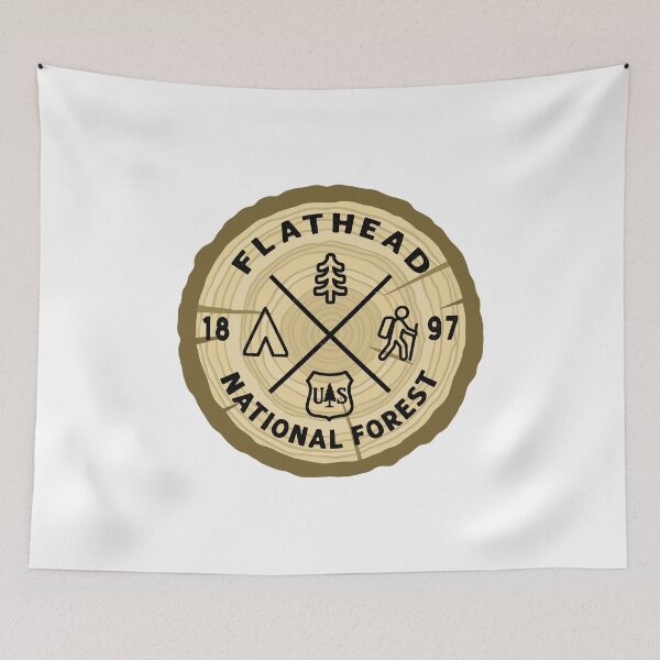 Item preview, Flathead National Forest Log Slice designed and sold by VanyaKar.