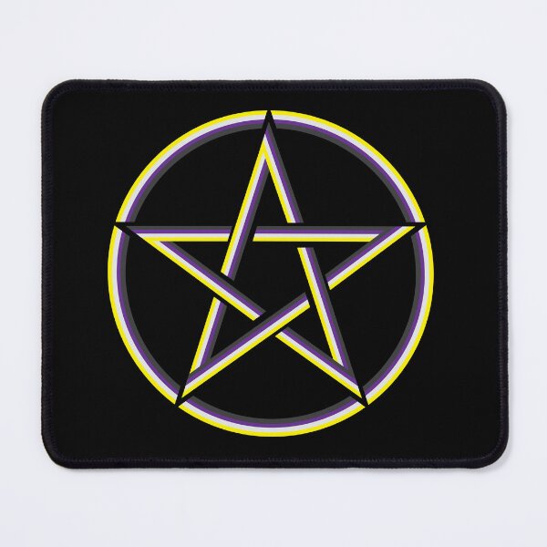 Item preview, Pentagrama de colores no binarios designed and sold by TheirChoice.