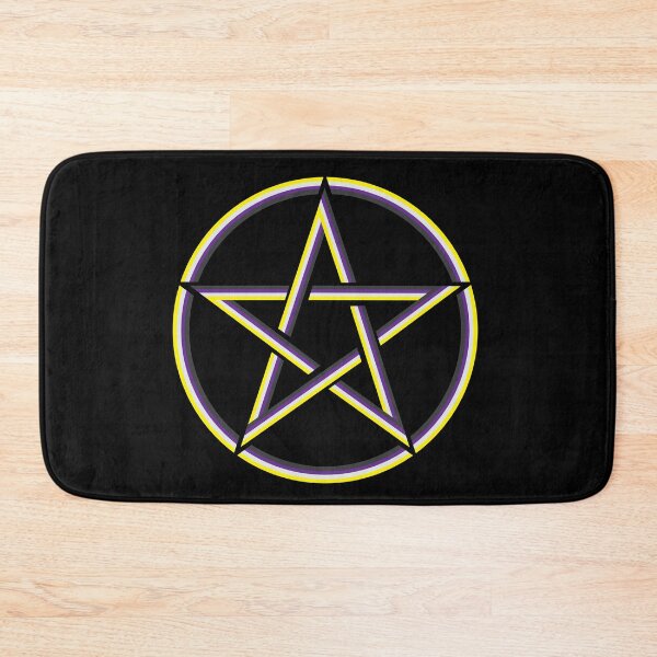 Item preview, Non Binary Colors Pentagram designed and sold by TheirChoice.