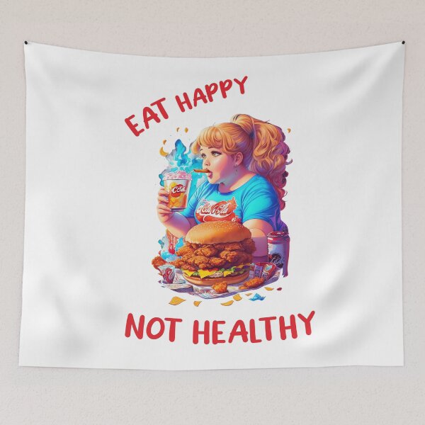 Item preview, Eat happy not healthy: Culinary Passion and Amore designed and sold by Paolospresent.