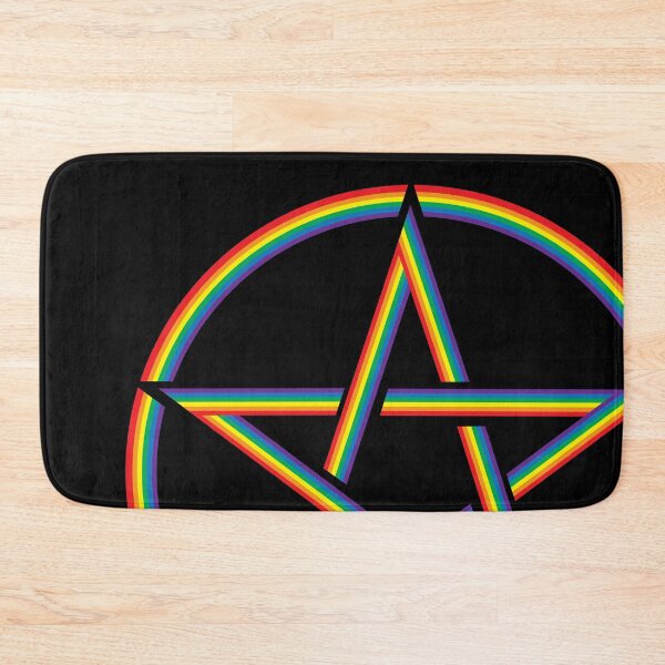 Artikelvorschau, Farbe Regenbogen Pentagramm GROSS entworfen und verkauft von TheirChoice.