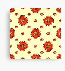 Red flowers Canvas Print