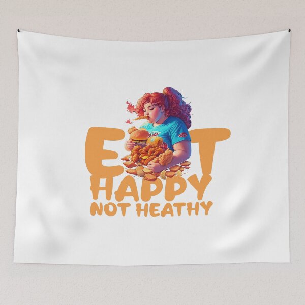 Artikelvorschau,  Eat happy not healthy: Savory Serenade of the Heart entworfen und verkauft von Paolospresent.
