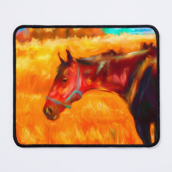 Item preview, Pintura de caballo impresionista de calor de verano designed and sold by Michelle Wrighton.