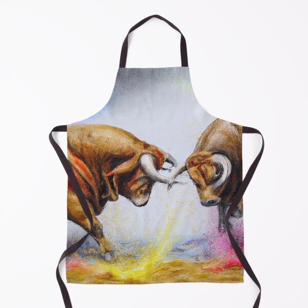 Item preview, Bull Fight designed and sold by Kathysartroom.