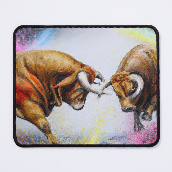 Item preview, Bull Fight designed and sold by Kathysartroom.
