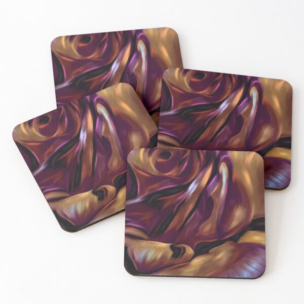 Item preview, Donnybrook Rose Abstract Flower Painting designed and sold by Michelle Wrighton.